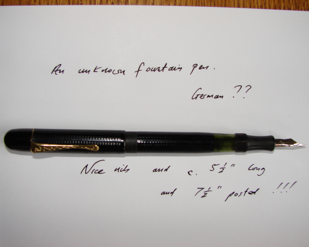 Can Anyone Identify This Pen? Possibly German. Other Brands Europe