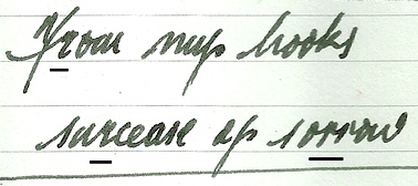 Question About Cursive "r" - Calligraphy Discussions - The Fountain Pen