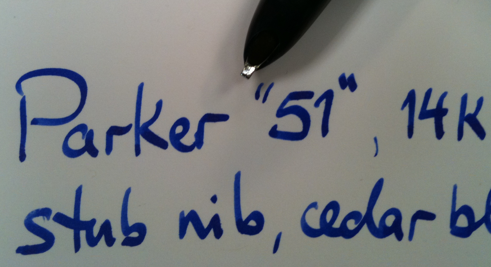 Parker Nib Size Chart