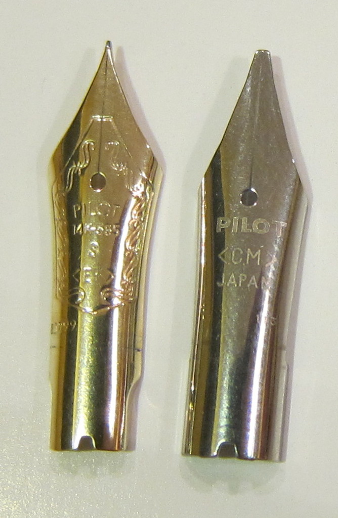 Pictures Of The Different Sized Pilot NibsDoes Anyone Have Any