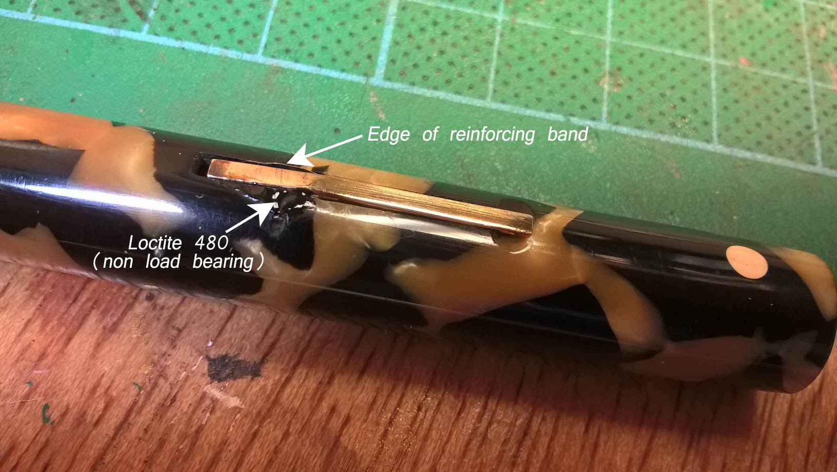 Lever Pin Broken Out Of Celluloid How To Repair? Repair Q&A The Fountain Pen Network