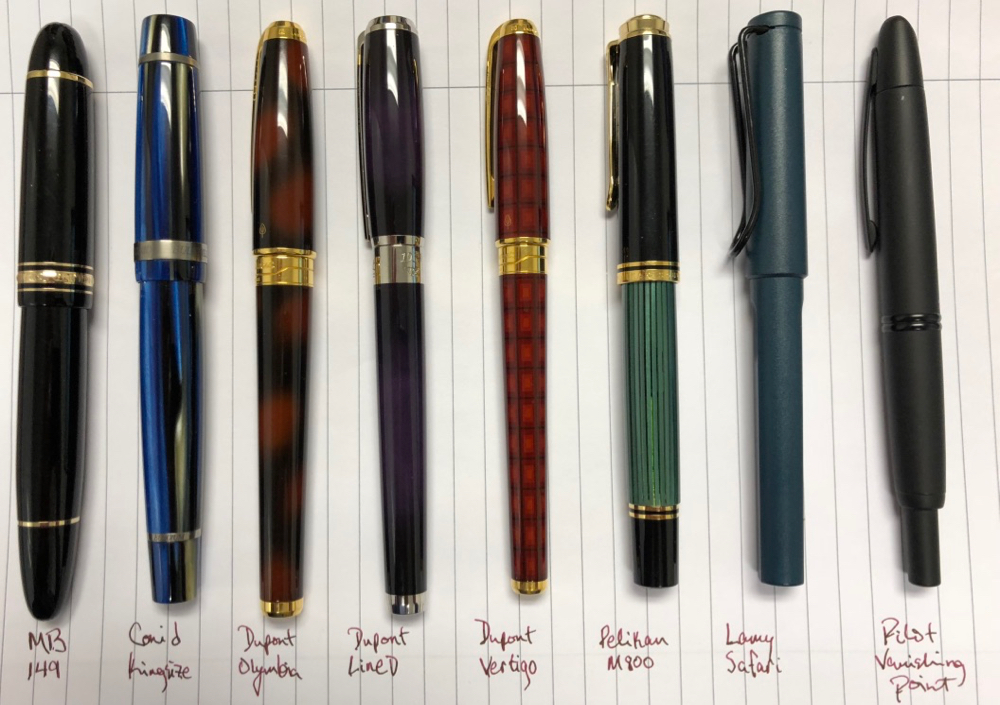 S. T. Dupont D Line Black Laquer And Gold. An Elegant And Austere Pen