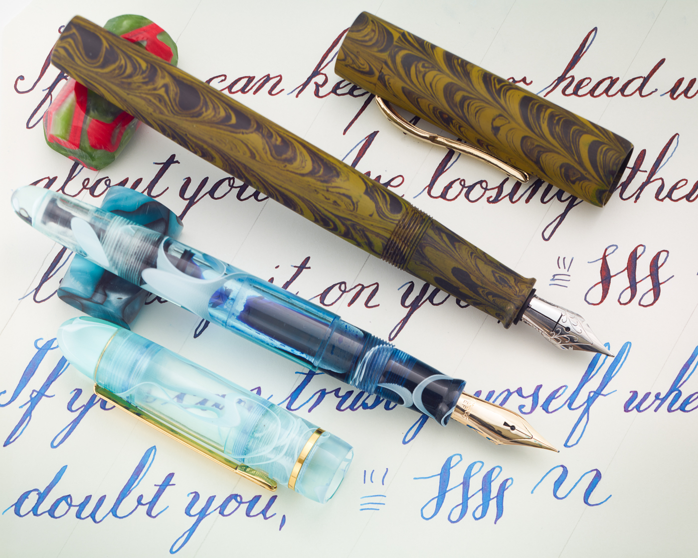 Two Modern Flex Champs Of Nibs & Tines The Fountain Pen Network