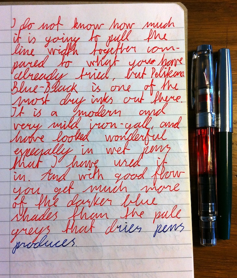 Dry Inks For Wet Flowing Pens Inky Thoughts The Fountain Pen Network
