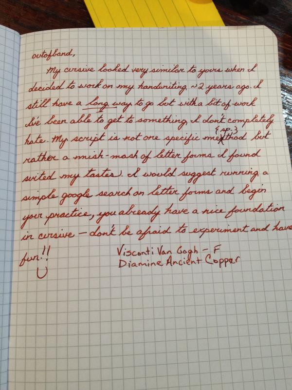 Help With Choosing Script To Practice? - Handwriting & Handwriting