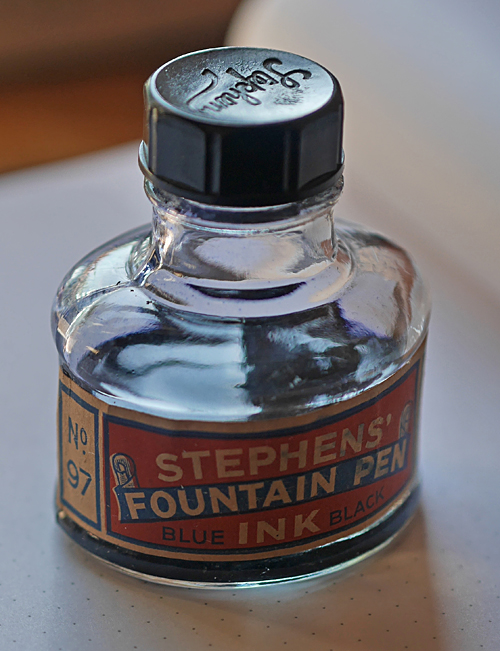 Stephens Blue Black (Vintage Ink) Ink Reviews The Fountain Pen Network