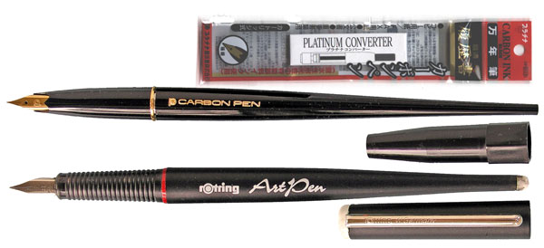 Rotring Artpen And Platinum Carbon Pen Fountain Pen Reviews