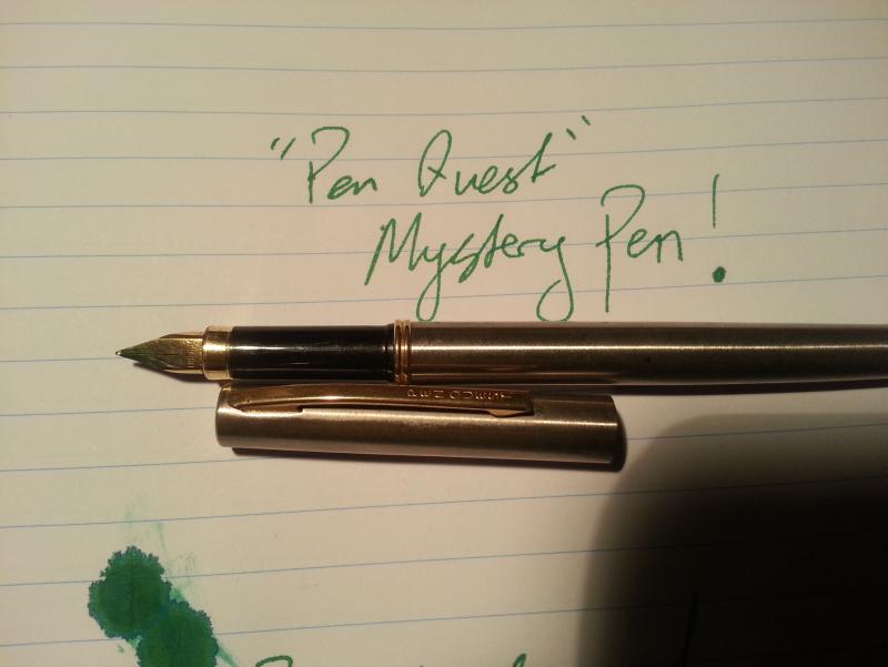 Mysterious "pen Quest" Pen Fountain & Dip Pens First Stop The