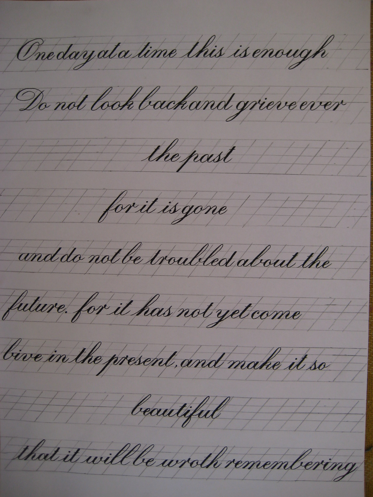 Learning Copperplate... Page 14 Pointed Pen Calligraphy The