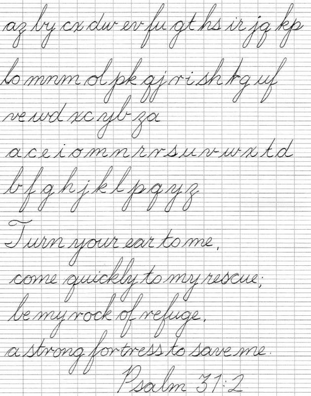 Re-Learning Cursive With Palmer - Handwriting & Handwriting Improvement