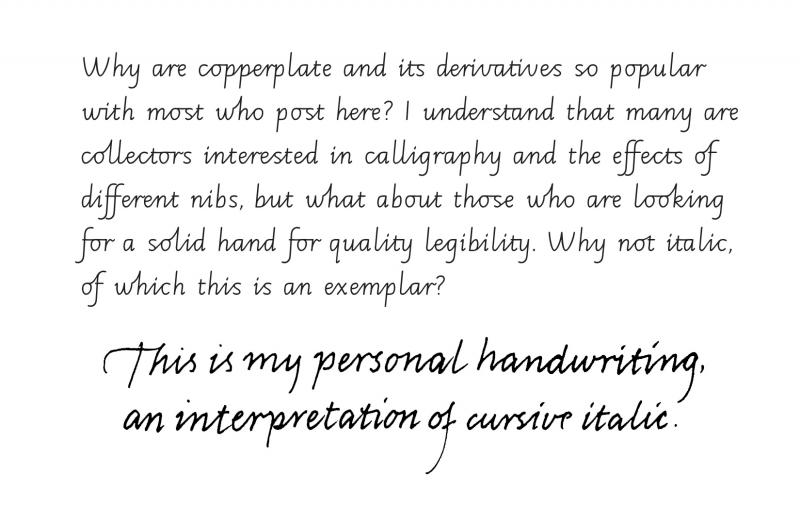 I Would Like To Learn A Standard Cursive Style :) - Handwriting