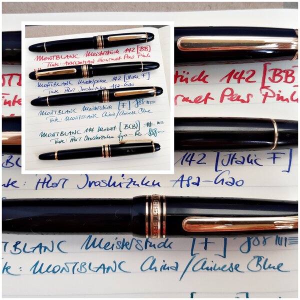 2020 12 29 new pens in 2020 Montblanc Mozart 114 Meisterstuck Masterpiece 142