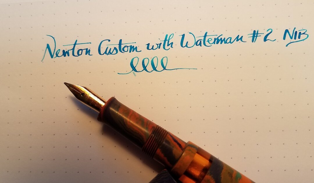 Custom Newton with flex nib