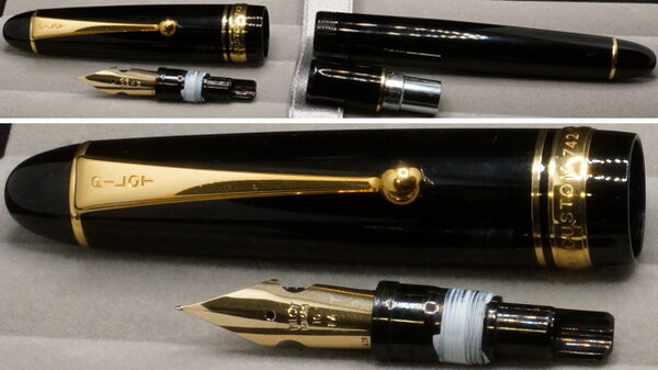 Pilot Custom 742 has a threaded nib-and-feed collar