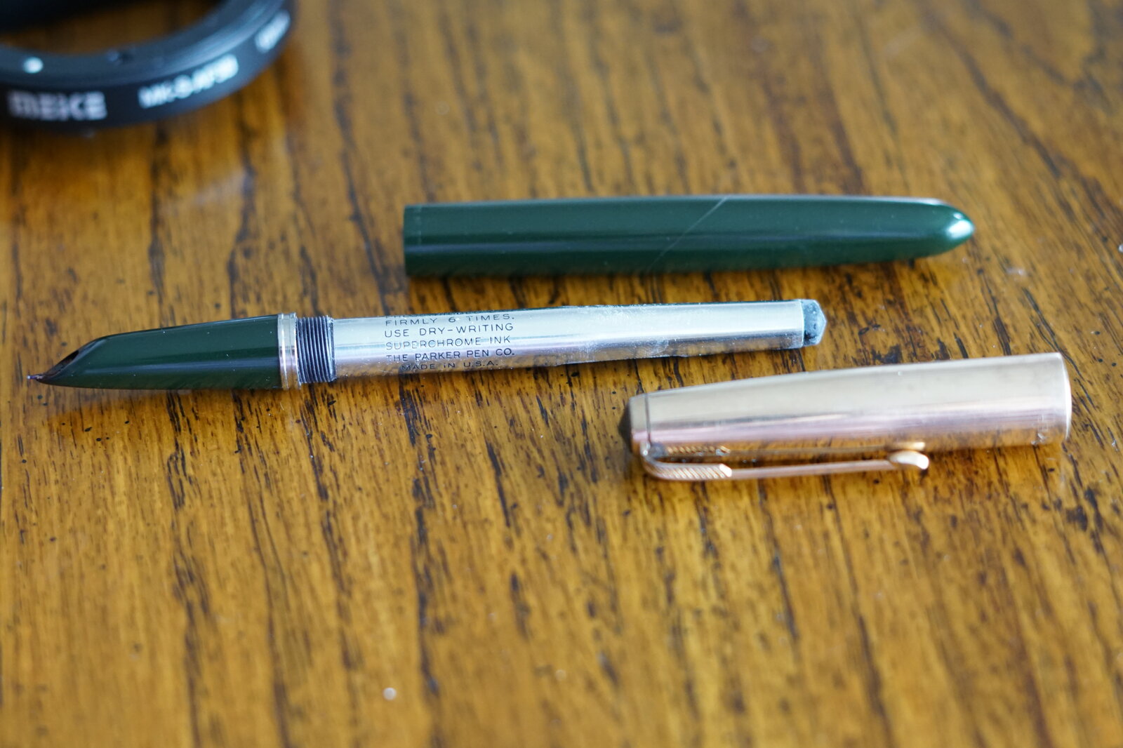 Green and Gold Parker 51