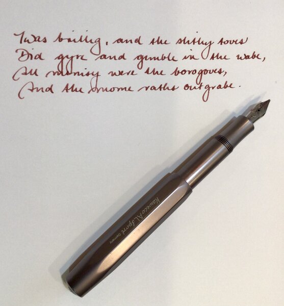 Kaweco AL Sport, Grey, 1.1 mm calligraphy nib