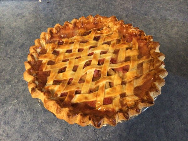 Rhubarb pie