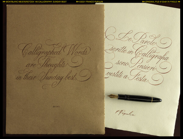 Montblanc 149 Calligraphy, Sunday best (2) ©FP.jpg