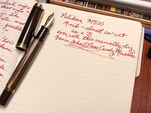 Pelikan M800 brown-black