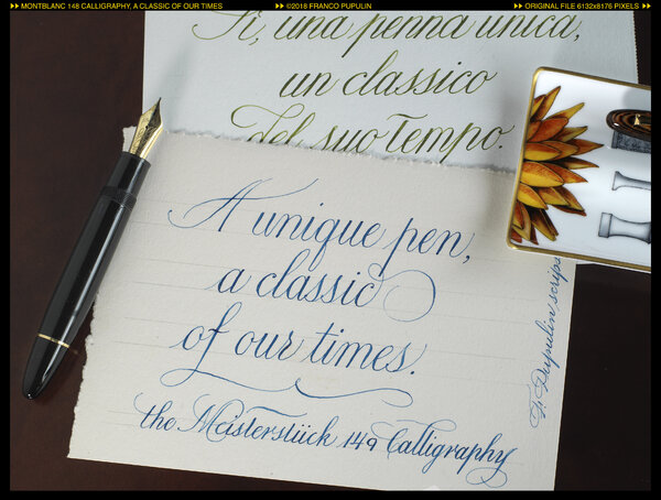 Montblanc 149 Calligraphy, A classic of our tomes ©FP.jpg