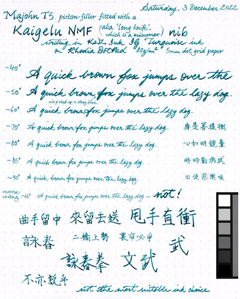 Kaigelu NMF writing sample (scan)