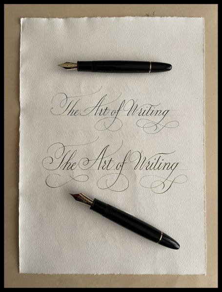 The art of writinf 2 Calligraphys.jpg