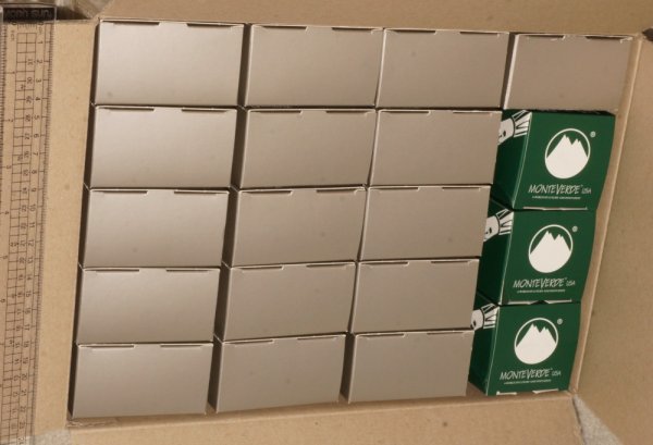 Stockpile of unopened ink bottles April 2023 - box 7