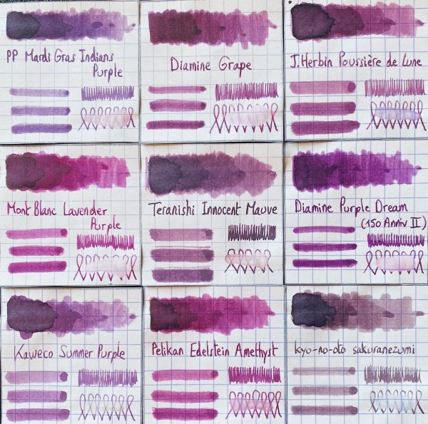 teranishi - innocent mauve - related inks photo.jpg