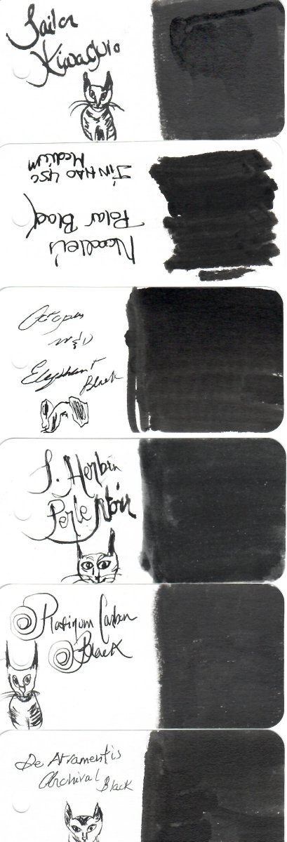 Octopus Fluids write & Draw Pigment Inks review – FOUNTAIN PEN INK ART