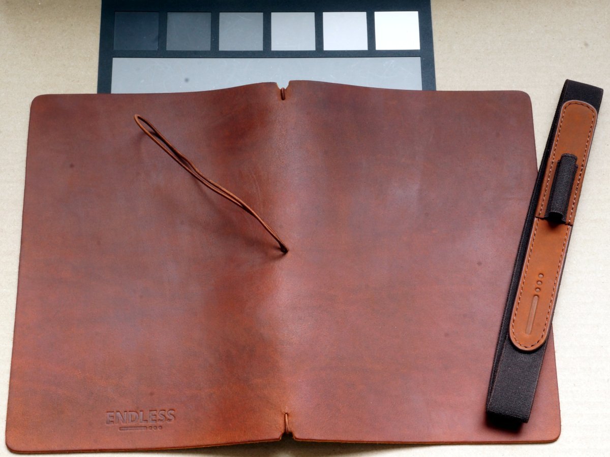 My Endless Explorer brown leather cover freshly treated
