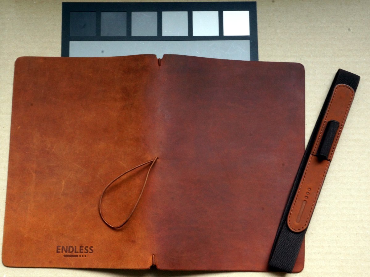 My Endless Explorer brown leather cover half treated