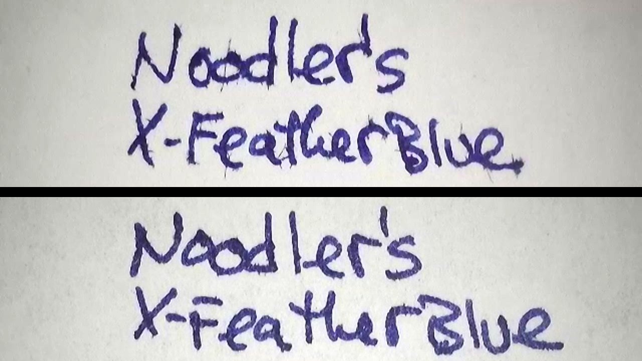 Noodlers Fountain Pen Ink Bottle, X-Feather Blue, 3oz Glass Bottle