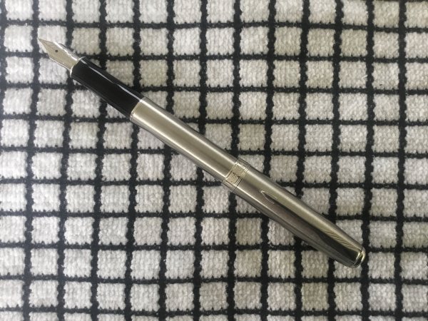 Parker Sonnet in Brushed Steel, CT, steel ‘M’ nib, 2007 Q4