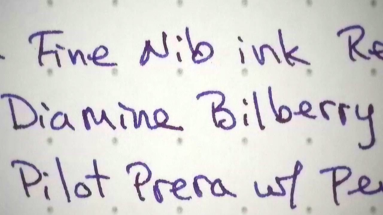 Extra Fine Nib Ink Reviews (17 of n)