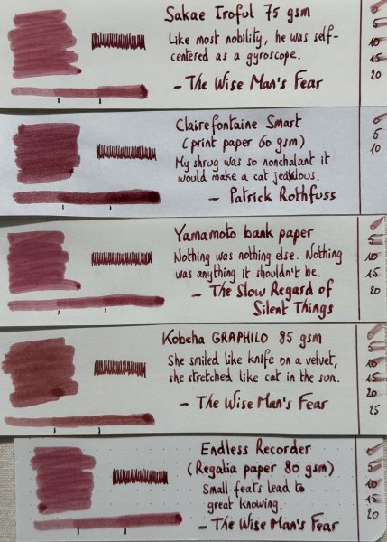 diamine 150 II - burgundy royale - sample text 5.jpg