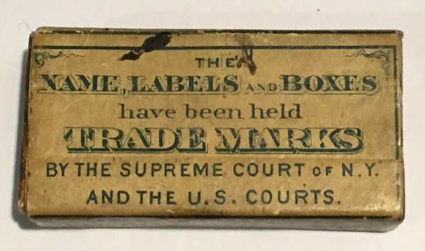 Washington Medallion Back of box