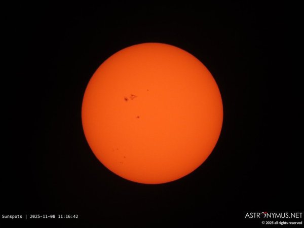 Sunspots 2025-11-08