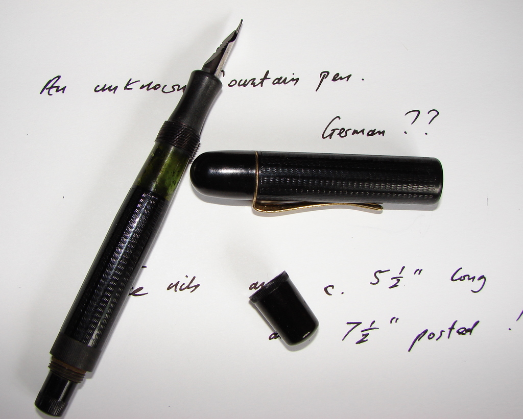 Can Anyone Identify This Pen? Possibly German. - Other Brands - Europe -  The Fountain Pen Network