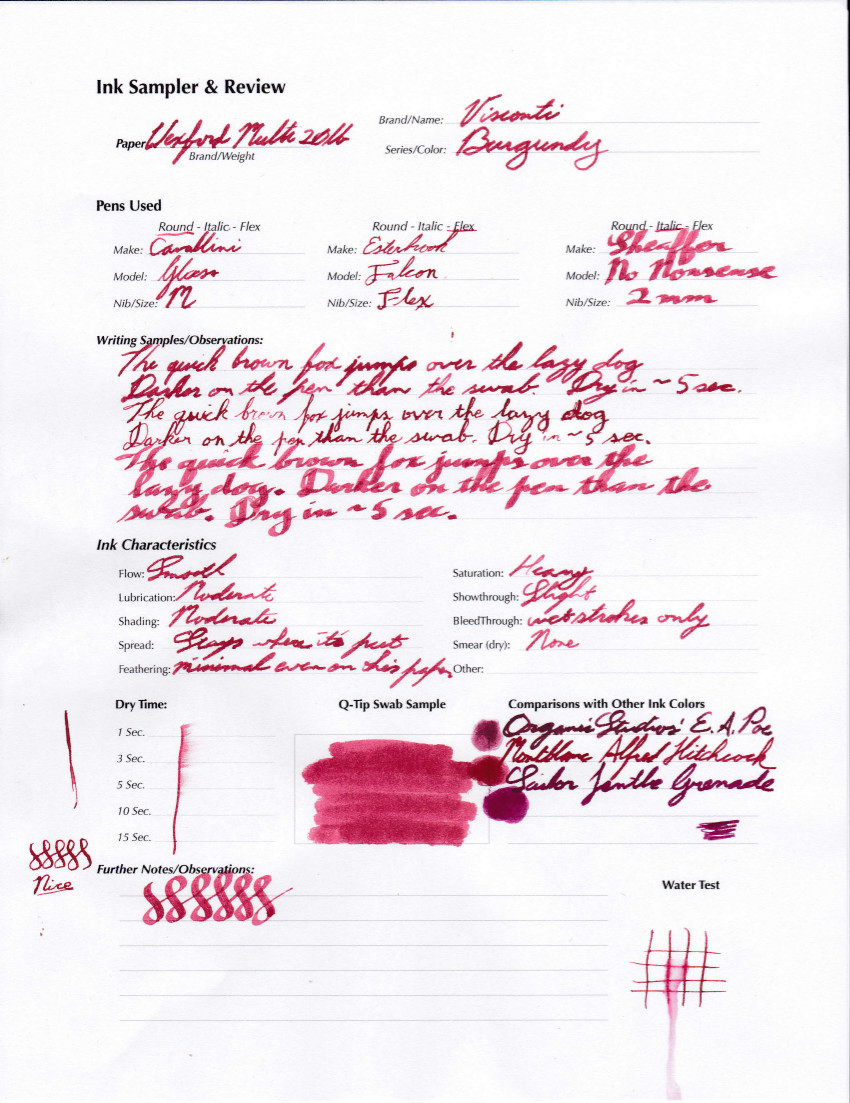 Tintenfass Königsblau Visconti Tintenfass 60ml Edle Schreibtisch