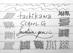 Tachikawa Comic Nib Fountain Pen - School G Model Nib - Fine