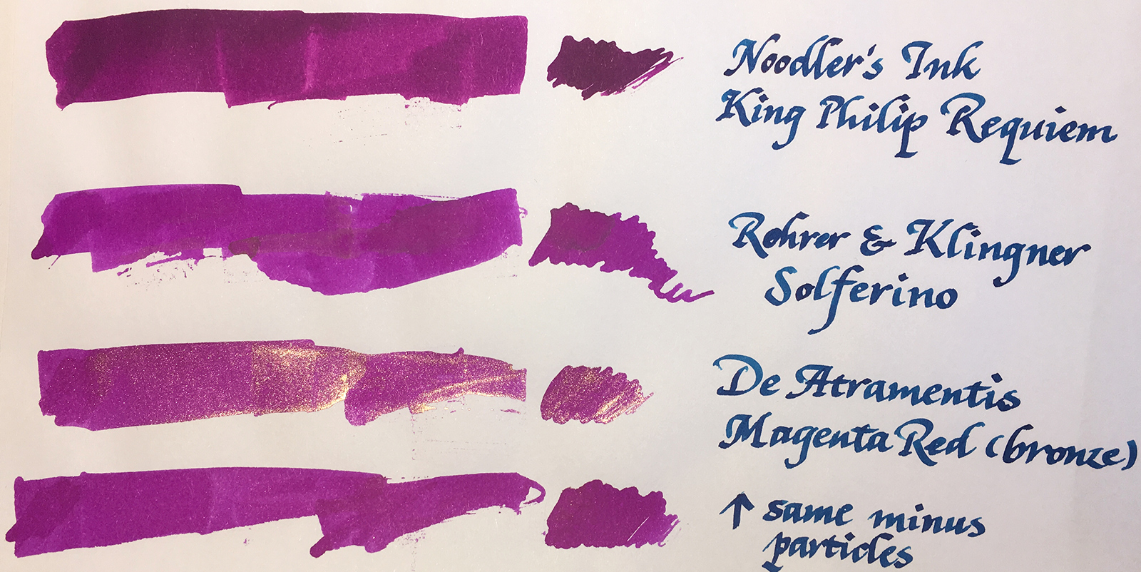 Noodlers Fountain Pen Ink Bottle, 3oz, King Philip Requiem