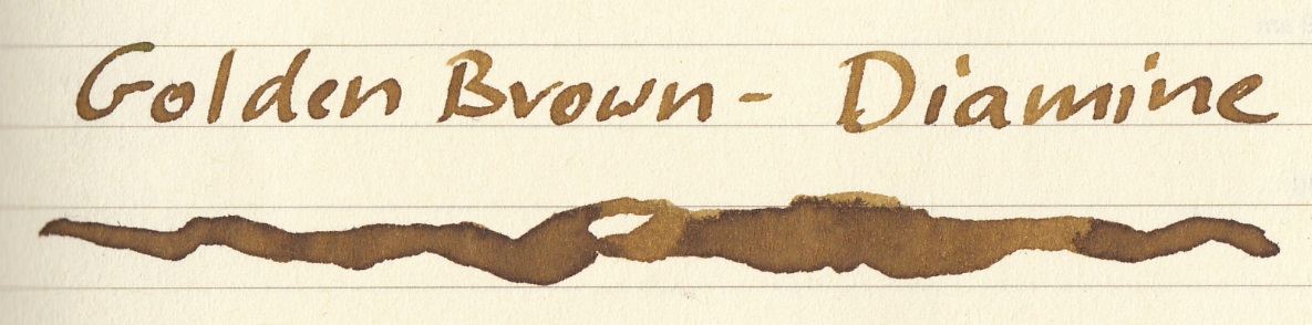 thINKthursday – Diamine Golden Brown