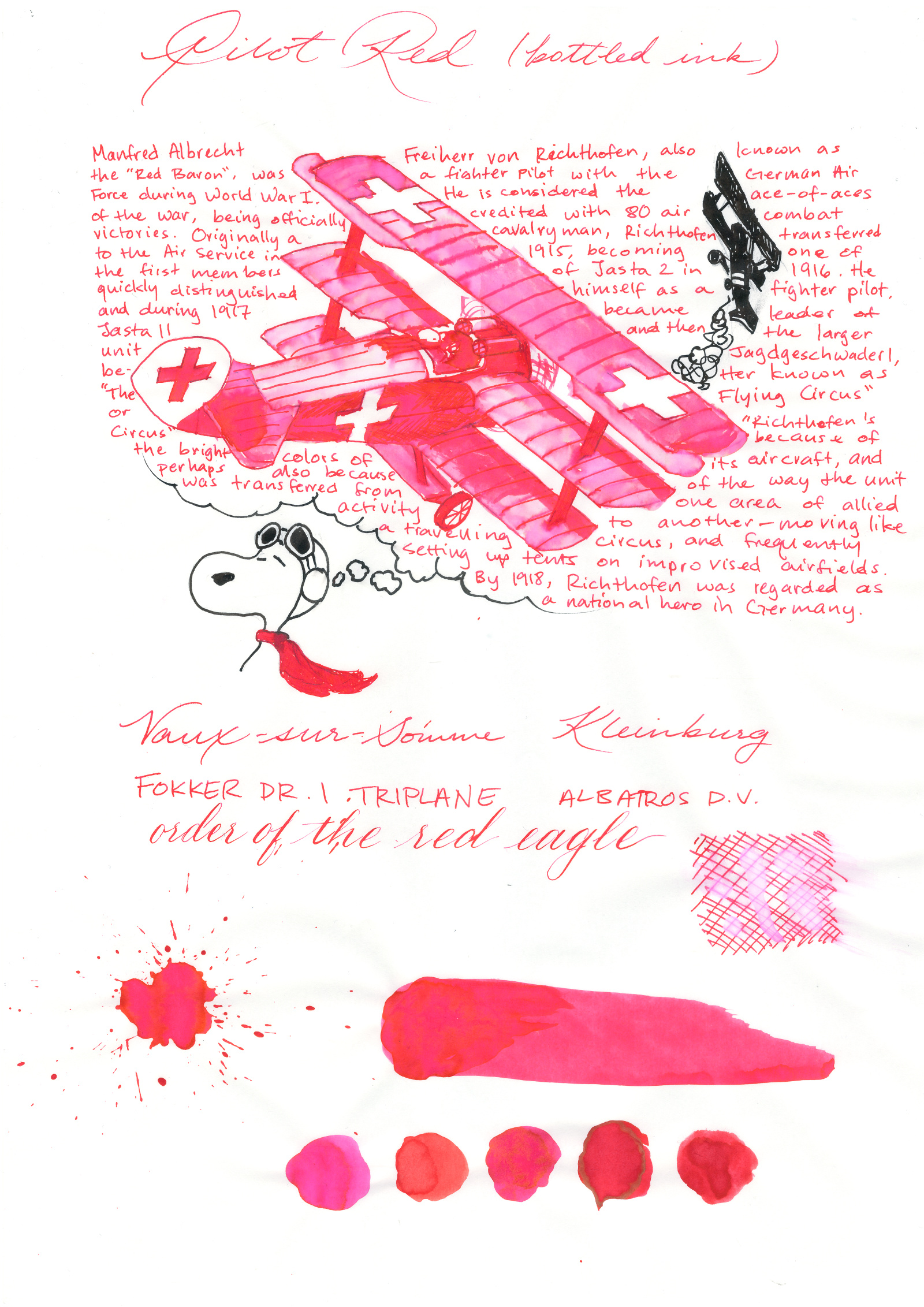 overschot Ijsbeer Ambassadeur Pilot – Red (Bottled Ink) - Ink Reviews - The Fountain Pen Network