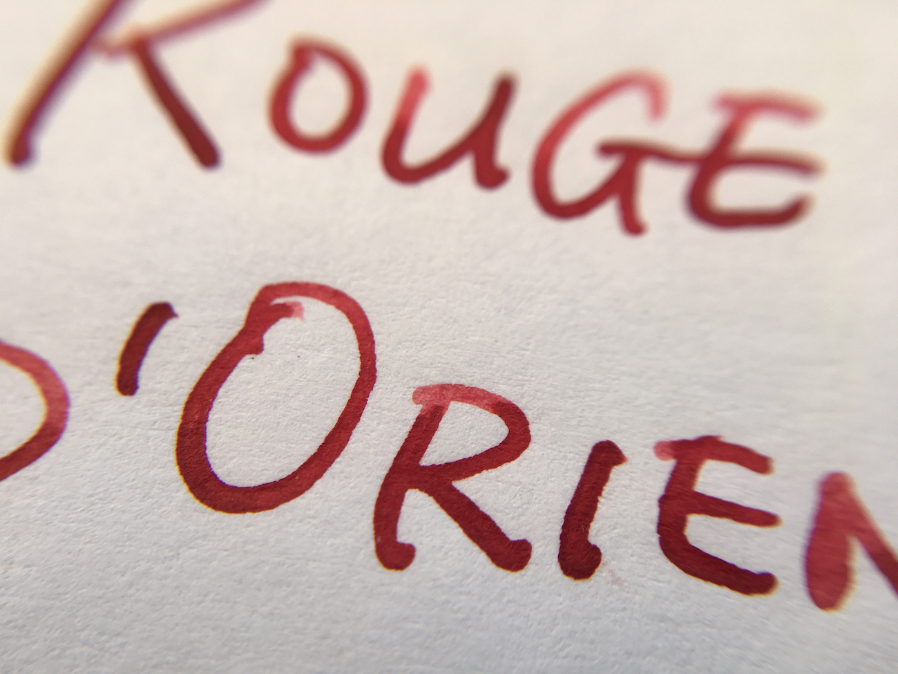 Jacques Herbin - Rouge d'Orient- Ink Profile 