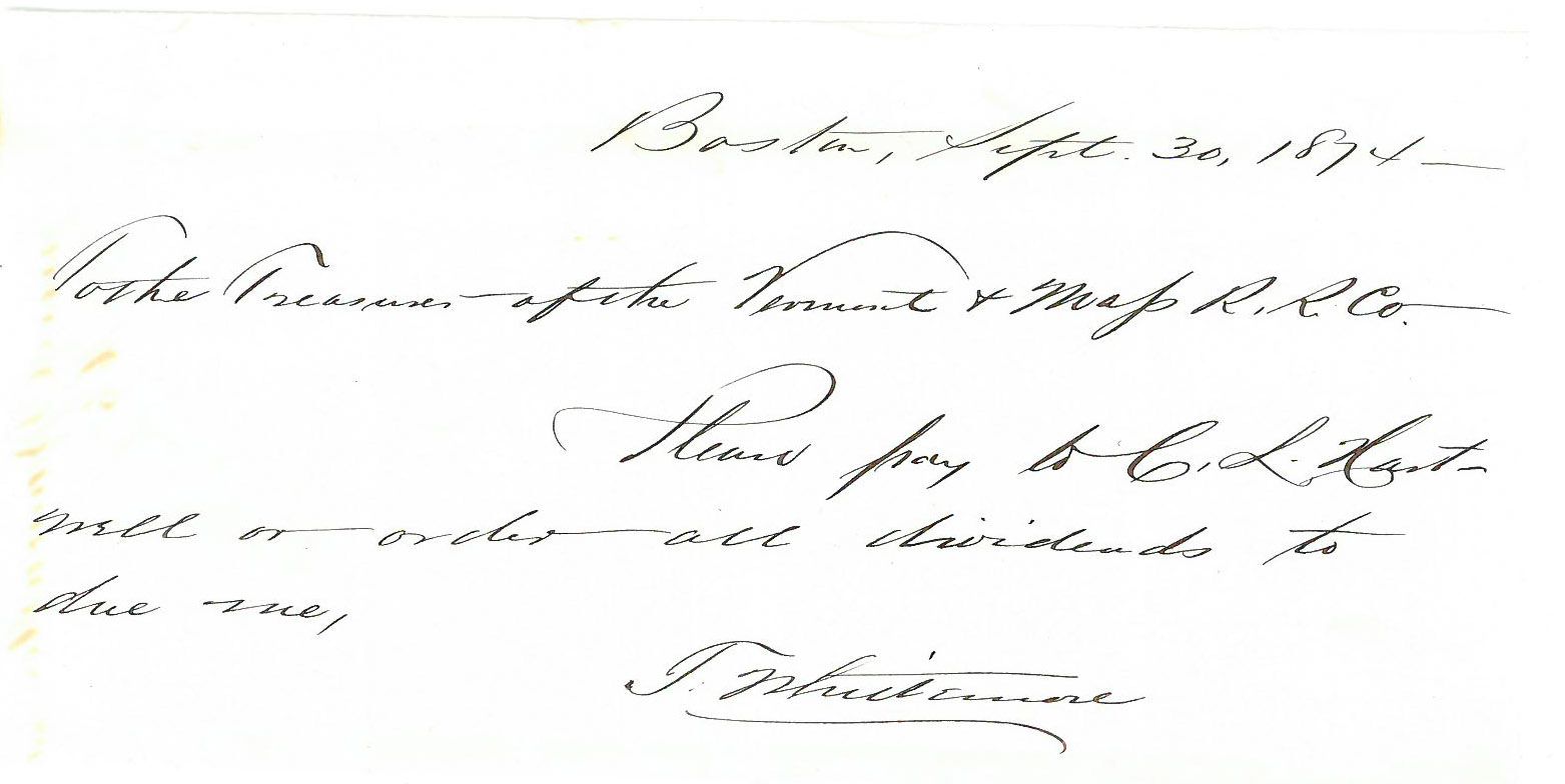 Handwriting Examples From The 1870's - Handwriting & Handwriting ...