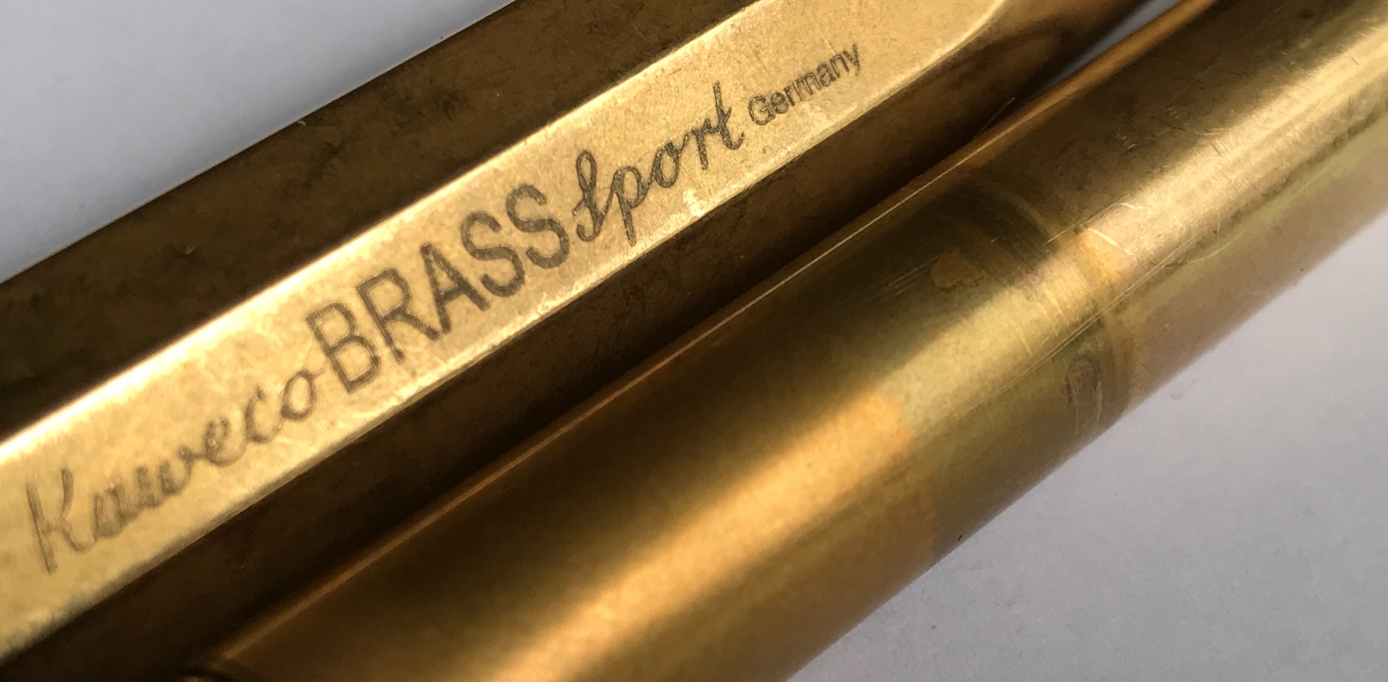 Pen Pit Stop : Kaweco Brass Sport - Fountain Pen Reviews - The