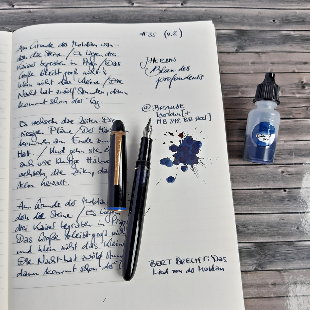 J Herbin Rouge Grenat - Ink Reviews - The Fountain Pen Network