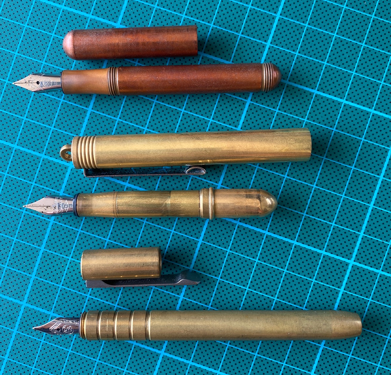 Pen Pit Stop : Traveler's Company Brass Fountain Pen - Fountain Pen Reviews  - The Fountain Pen Network