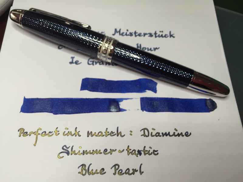 scherm Biscuit Mechanisch Meisterstuck Solitaire Blue Hour Le Grand - Montblanc - The Fountain Pen  Network