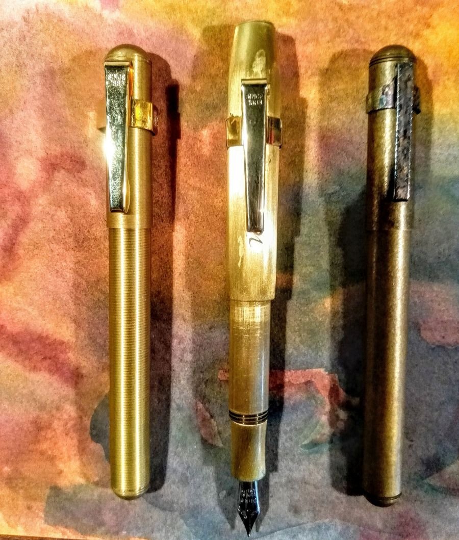 Diamonds and rust: How did your pen age? (brass, copper, etc